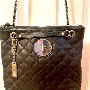 DKNY Black Quilted Bag